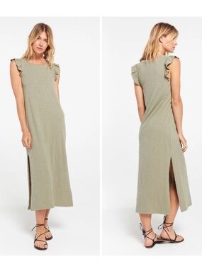 Z Supply Blakely Slub Ruffle Dress
